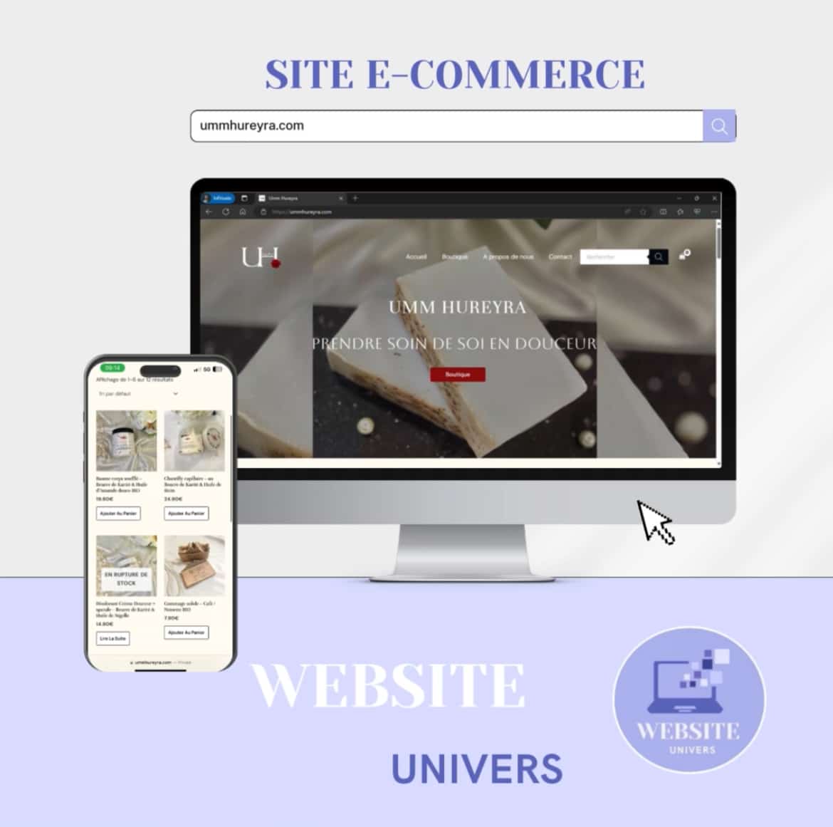 site e-commerce pour marque naturelle